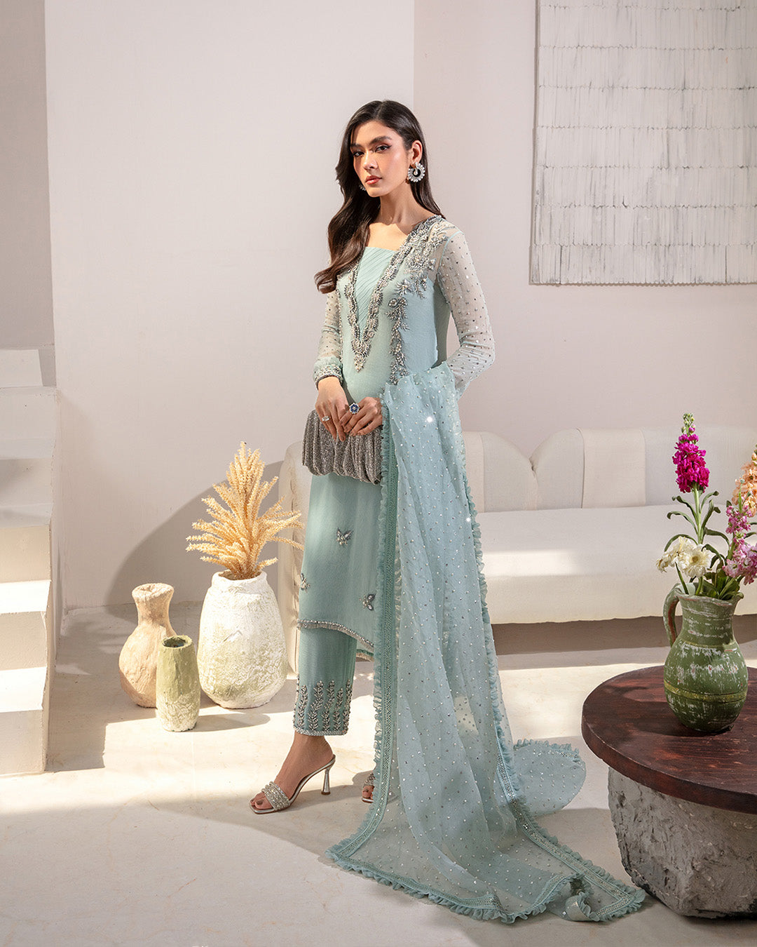 Faiza Saqlain | Lenora Luxury Pret | Arleena -  Faiza Saqlain Formal - Original Designer Dress - House of Maryam