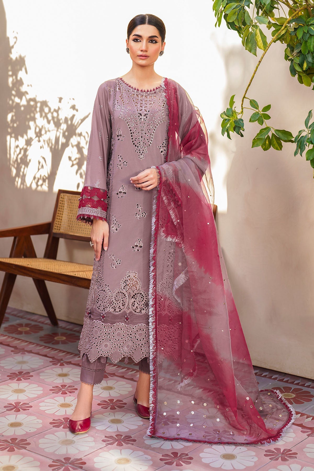 Nureh | Bazaar Lawn | NS-139 -  Nureh Luxury - Original Designer Dress - House of Maryam