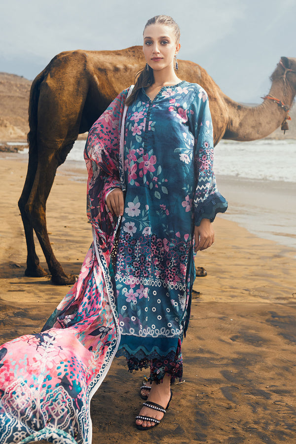 Nureh | Gardenia Lawn 24 | N-03 -  Nureh Luxury - Original Designer Dress - House of Maryam