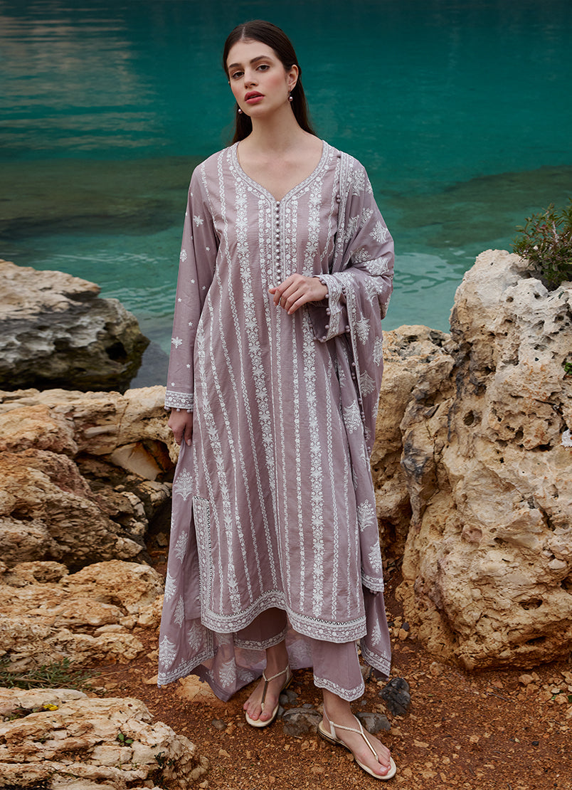 Image | Lawnkari 25 | Hazel -  Image Ladies Clothes - Original Designer Dress - House of Maryam