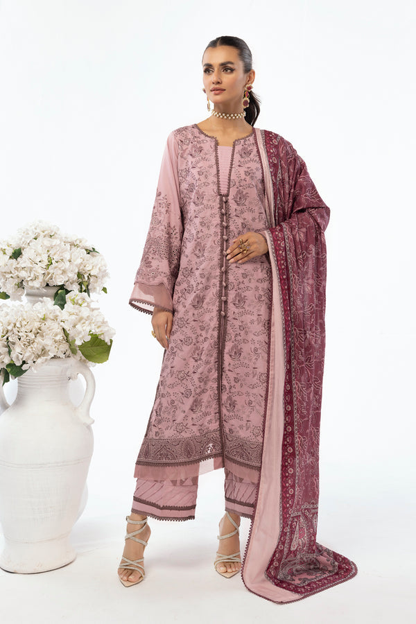 House of Nawab | Lawn Collection 24 | HALEEFA -  House of Nawab Luxury - Original Designer Dress - House of Maryam