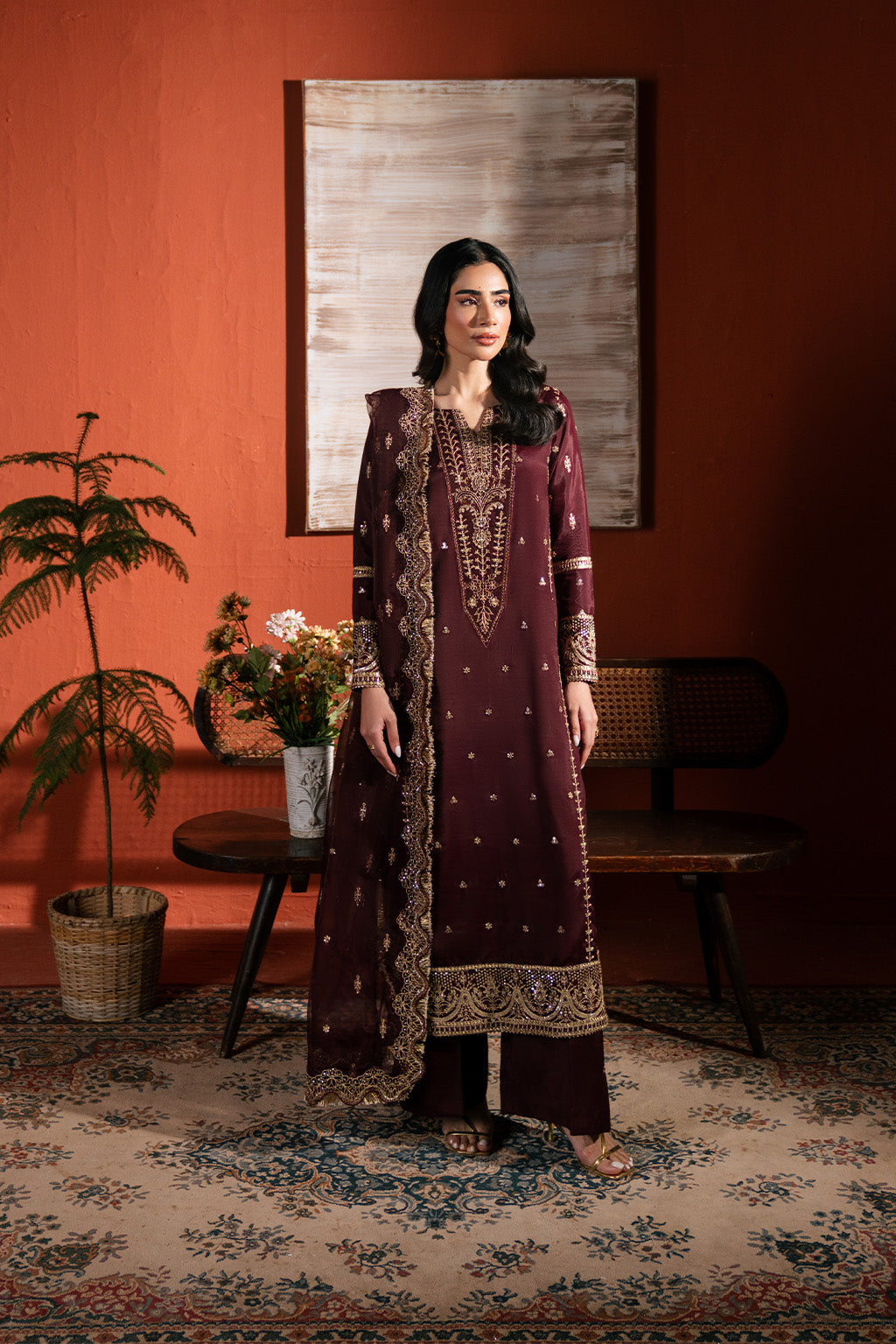 Neeshay | Raw Silk | RTW-RS-05 -  Neeshay Ladies Clothes - Original Designer Dress - House of Maryam