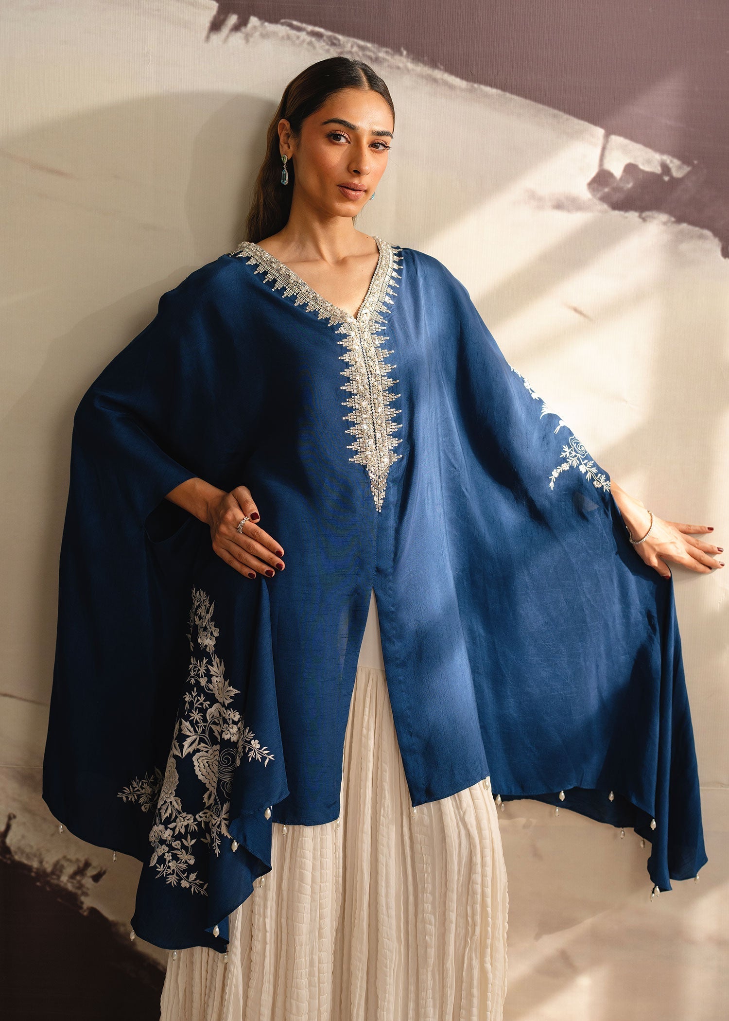 Mahgul | Eye of Cemal | Bejewelled Ocean -  Mahgul Ladies Clothes - Original Designer Dress - House of Maryam