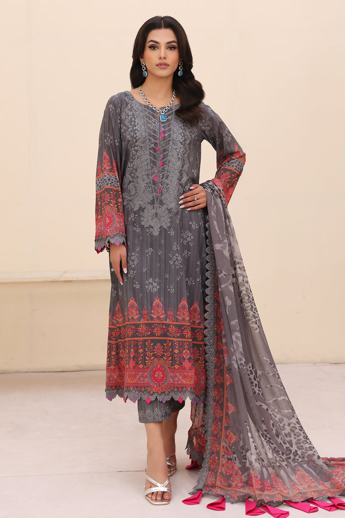 Charizma | Naranji Embroidered Lawn 24 | CN4-006 -  Charizma Luxury - Original Designer Dress - House of Maryam