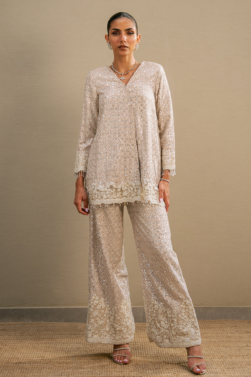 Cross Stitch | Wedding Collection 24 | SCINTILLATING CRYSTAL -  Cross Stitch Formal - Original Designer Dress - House of Maryam