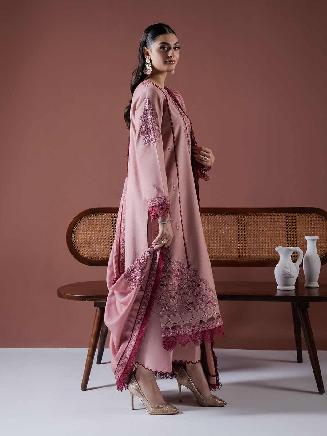 Faiza Faisal | Winter Edit 2024 | LEENA -  Faiza Faisal Ladies Clothes - Original Designer Dress - House of Maryam