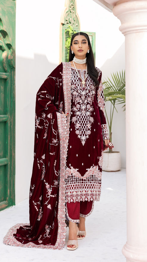 Zebtan | Andaz e Makhmal | ZAM-06 -  Zebtan Ladies Clothes - Original Designer Dress - House of Maryam
