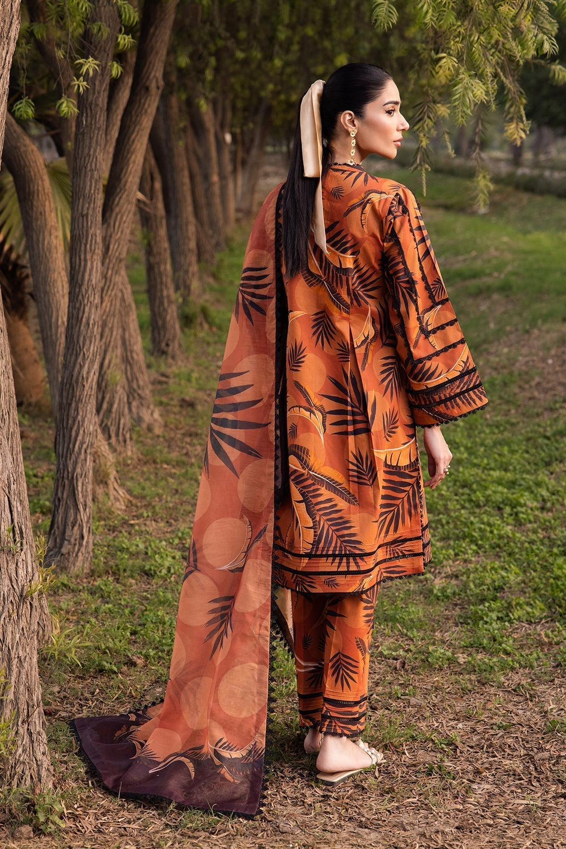 Alizeh | Sheen Lawn Prints 24 | MARIGOLD -  Alizeh Casuals - Original Designer Dress - House of Maryam