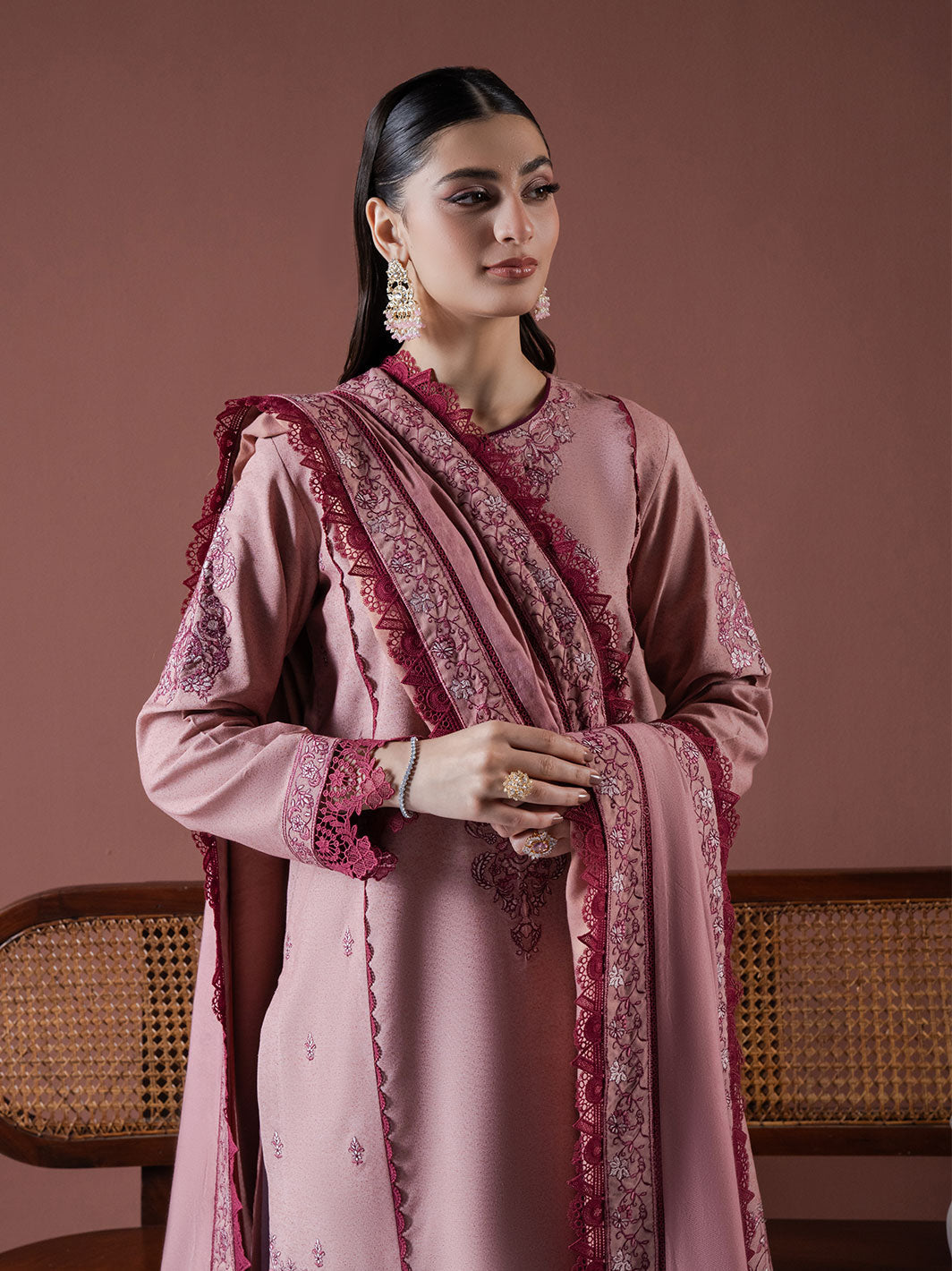 Faiza Faisal | Winter Edit 2024 | LEENA -  Faiza Faisal Ladies Clothes - Original Designer Dress - House of Maryam