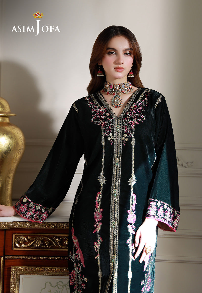 Asim Jofa | Velvet Edit | AJVG-05 -  Asim Jofa Ladies Clothes - Original Designer Dress - House of Maryam