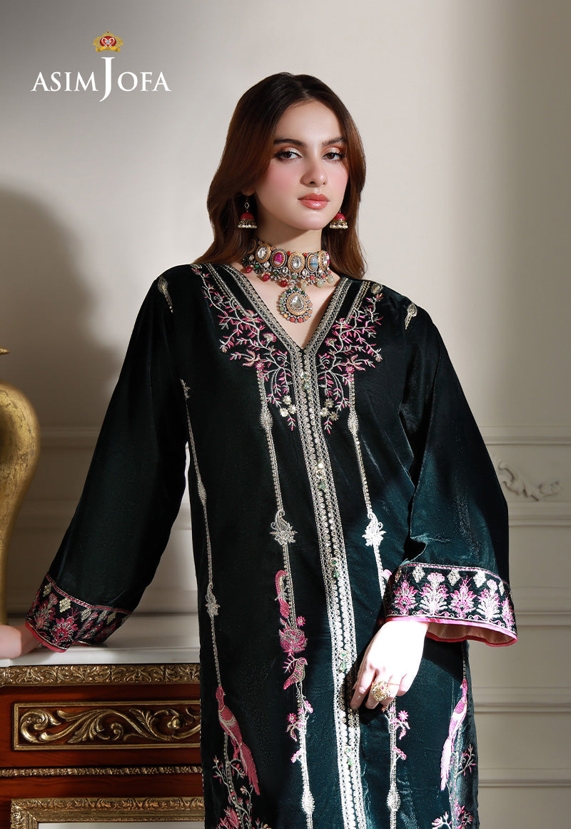 Asim Jofa | Velvet Edit | AJVG-05 -  Asim Jofa Ladies Clothes - Original Designer Dress - House of Maryam