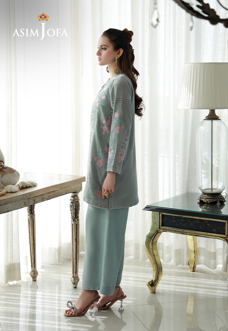 Asim Jofa | Velvet Edit | AJVG-07 -  Asim Jofa Ladies Clothes - Original Designer Dress - House of Maryam