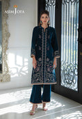 Asim Jofa | Velvet Edit | AJVG-09 -  Hoorain Designer Wear  - Original Designer Dress - House of Maryam