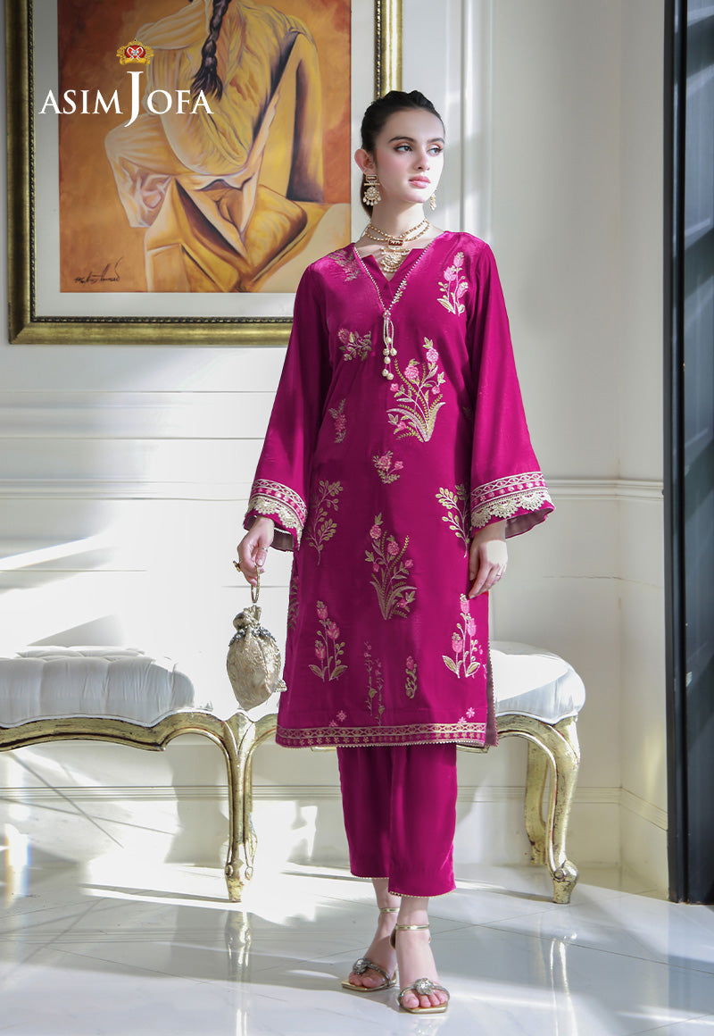 Asim Jofa | Velvet Edit | AJVG-06 -  Asim Jofa Ladies Clothes - Original Designer Dress - House of Maryam