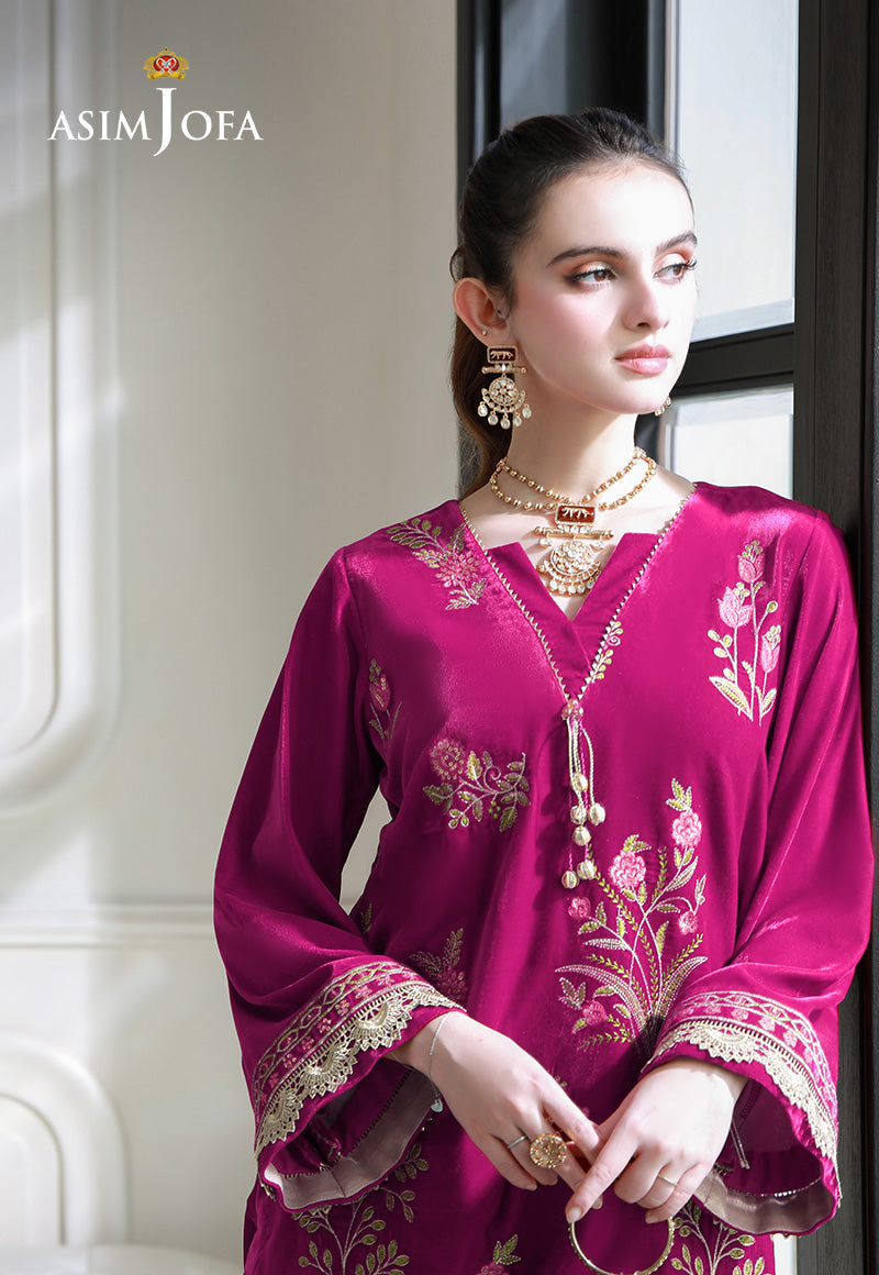 Asim Jofa | Velvet Edit | AJVG-06 -  Asim Jofa Ladies Clothes - Original Designer Dress - House of Maryam
