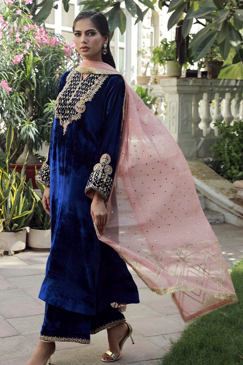 Sana Abbas | Velvet Formals | LOLITE -  Sana Abbas Ladies Clothes - Original Designer Dress - House of Maryam