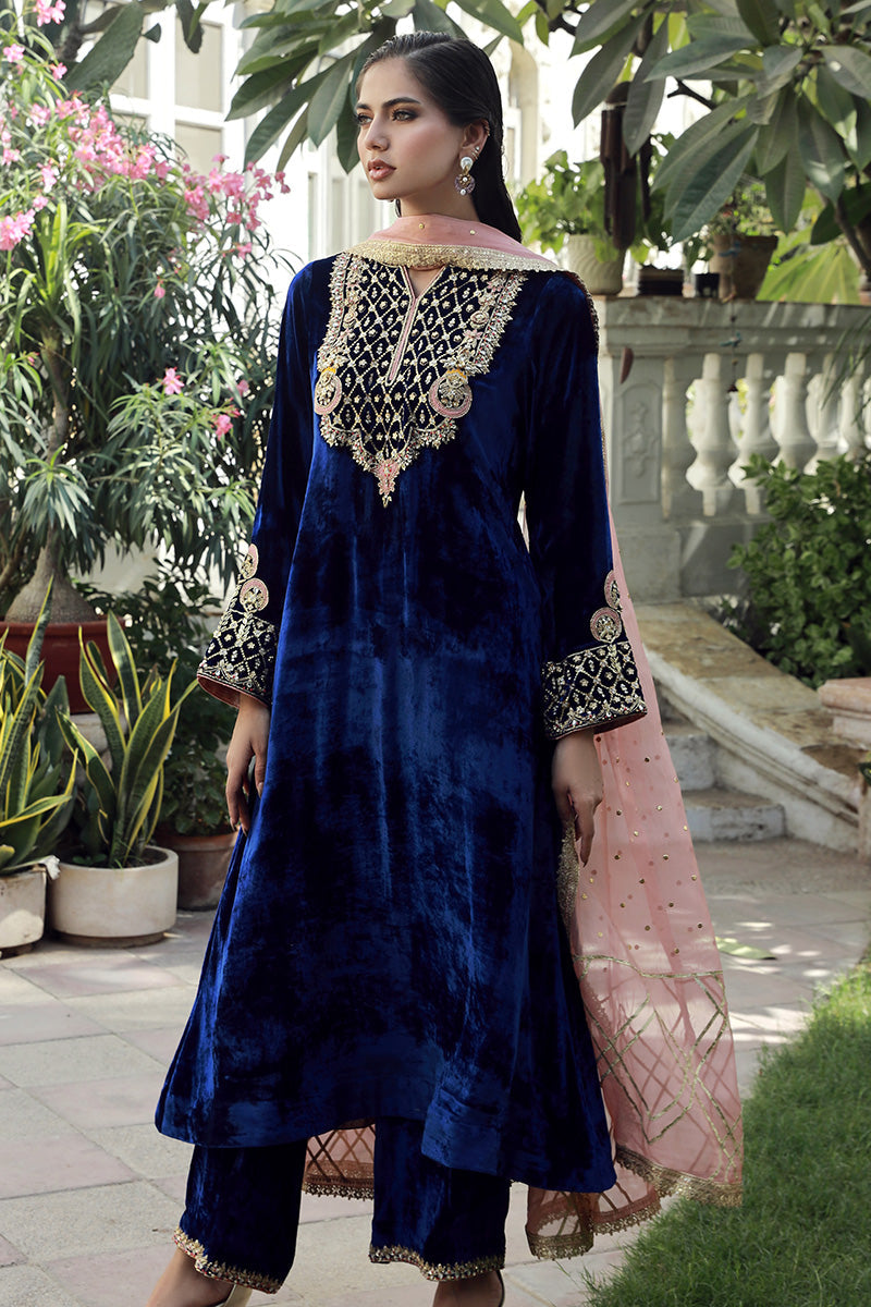 Sana Abbas | Velvet Formals | LOLITE -  Sana Abbas Ladies Clothes - Original Designer Dress - House of Maryam