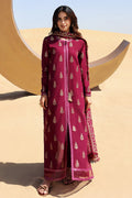 Cross Stitch | Eid Lawn 24 | CRIMSON AURA -  Cross Stitch Luxury - Original Designer Dress - House of Maryam
