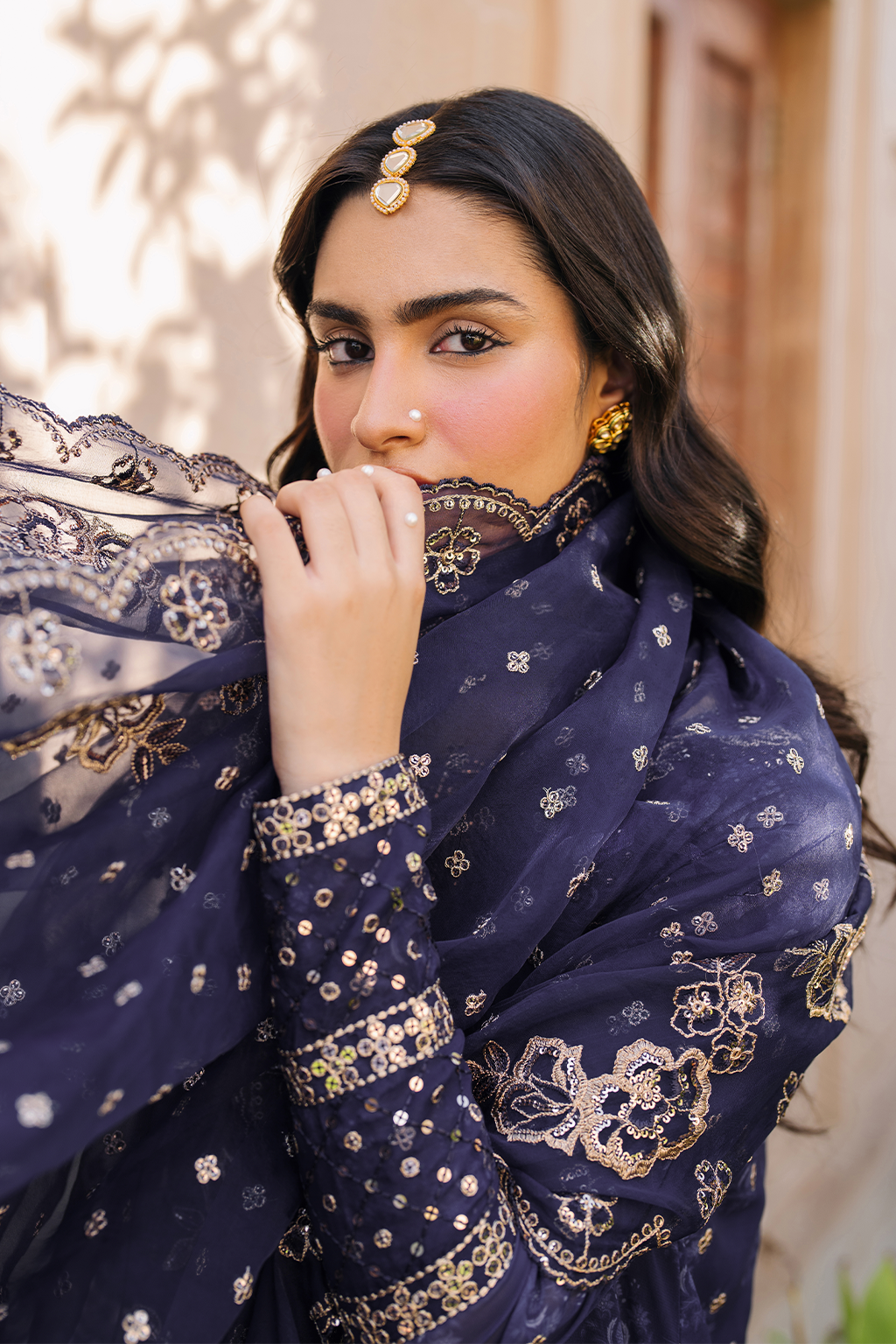 Iznik | Bandhani Formals | UE-325 -  Iznik Ladies Clothes - Original Designer Dress - House of Maryam