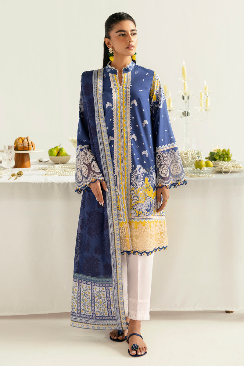 Qalamkar | Q Prints 2025 | PQ-02 HINA -  Qalamkar Ladies Clothes - Original Designer Dress - House of Maryam