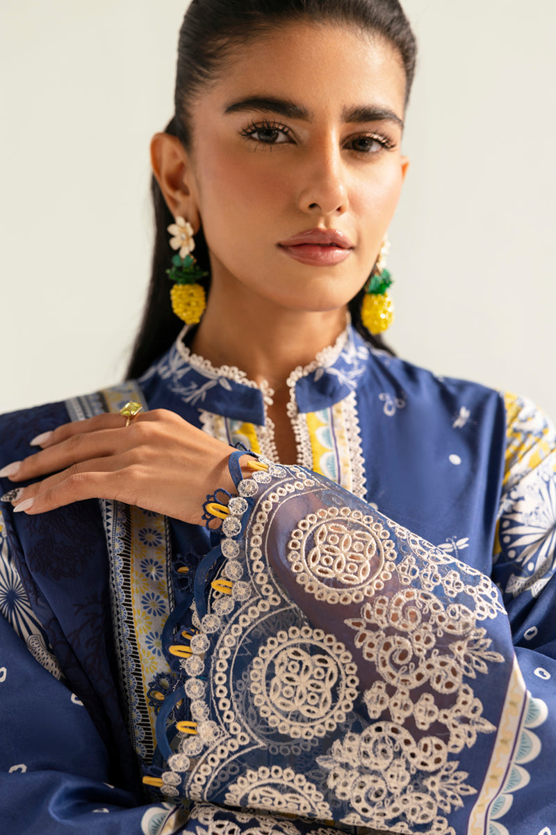 Qalamkar | Q Prints 2025 | PQ-02 HINA -  Qalamkar Ladies Clothes - Original Designer Dress - House of Maryam