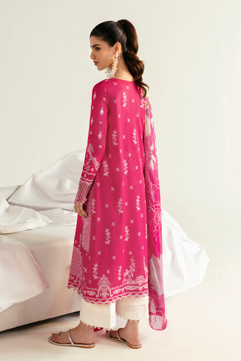 Qalamkar | Q Prints 2025 | PQ-06 VEDA -  Qalamkar Ladies Clothes - Original Designer Dress - House of Maryam