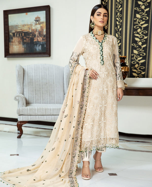 House of Nawab | Lawn Collection 24 | REFIQA -  House of Nawab Luxury - Original Designer Dress - House of Maryam