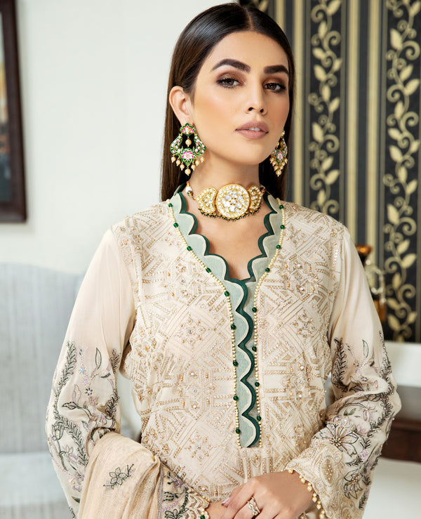 House of Nawab | Lawn Collection 24 | REFIQA -  House of Nawab Luxury - Original Designer Dress - House of Maryam
