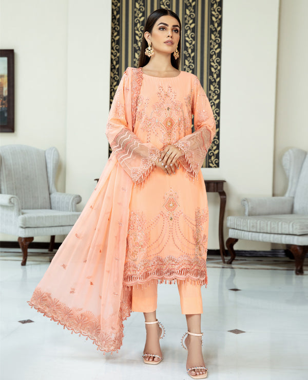 House of Nawab | Lawn Collection 24 | DANEEN -  House of Nawab Luxury - Original Designer Dress - House of Maryam