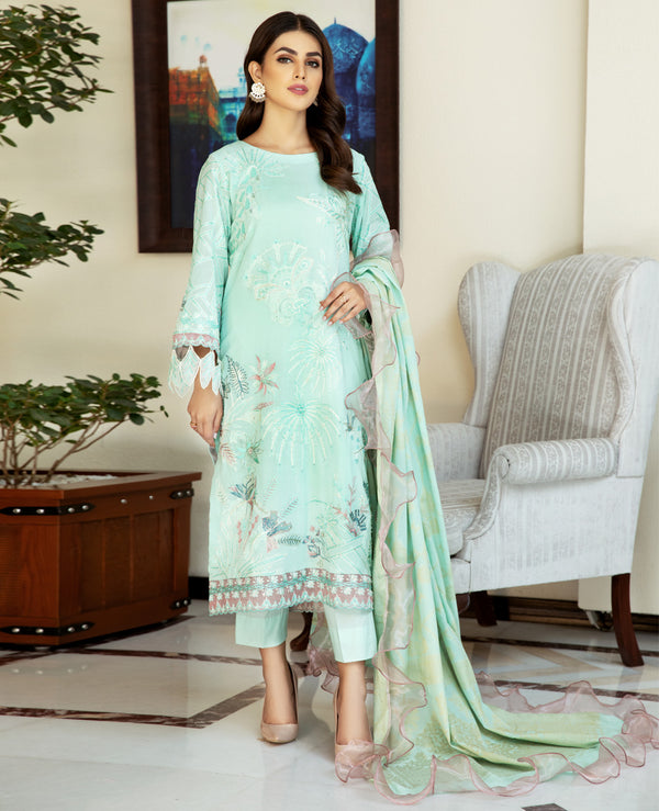 House of Nawab | Lawn Collection 24 | RAIFAH -  House of Nawab Luxury - Original Designer Dress - House of Maryam