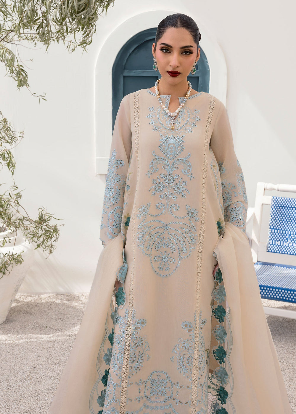 Saira Shakira | Rosea Casual Pret 25 | Serra -  Saira Shakira Ladies Clothes - Original Designer Dress - House of Maryam