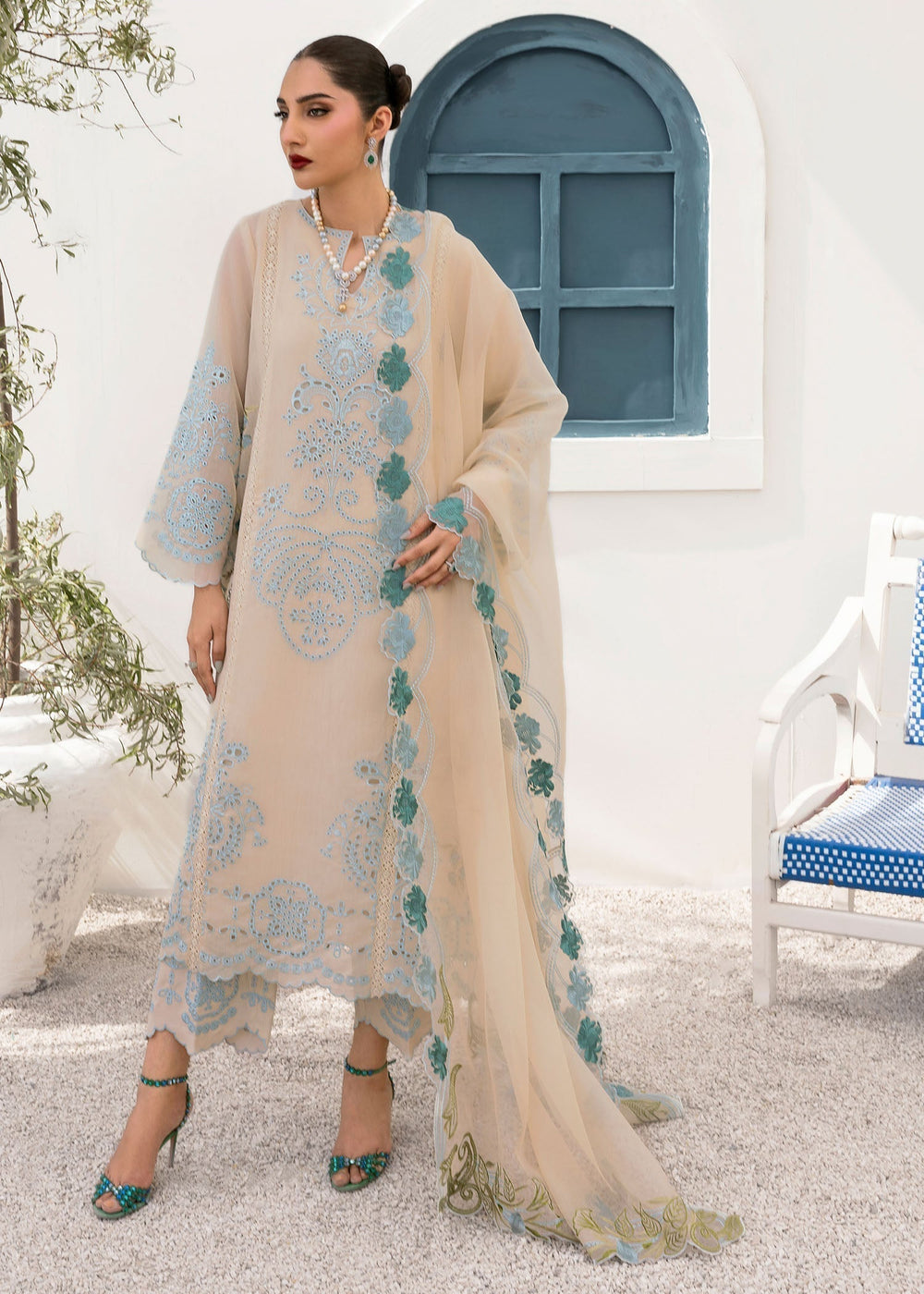 Saira Shakira | Rosea Casual Pret 25 | Serra -  Saira Shakira Ladies Clothes - Original Designer Dress - House of Maryam