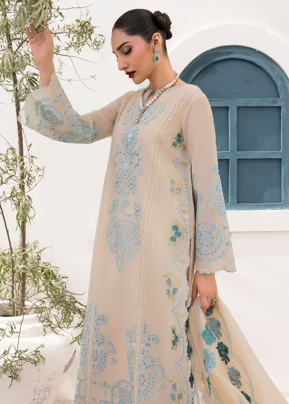 Saira Shakira | Rosea Casual Pret 25 | Serra -  Saira Shakira Ladies Clothes - Original Designer Dress - House of Maryam