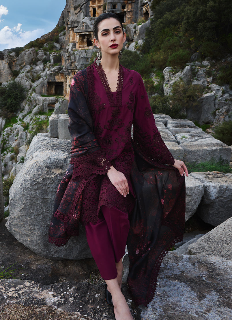 Image | Lawnkari 25 | Delara -  Image Ladies Clothes - Original Designer Dress - House of Maryam