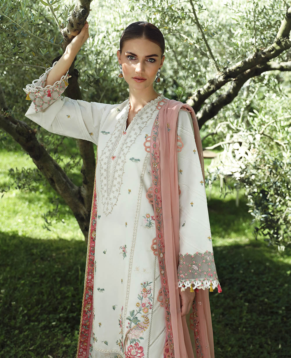 Republic Womenswear | Aylin Summer Lawn 24 | Camellia (D3-B) -  Republic Womenswear Luxury - Original Designer Dress - House of Maryam