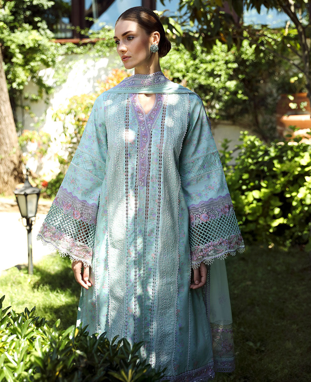 Republic Womenswear | Aylin Summer Lawn 24 | Rosa (D8-A) -  Republic Womenswear Luxury - Original Designer Dress - House of Maryam