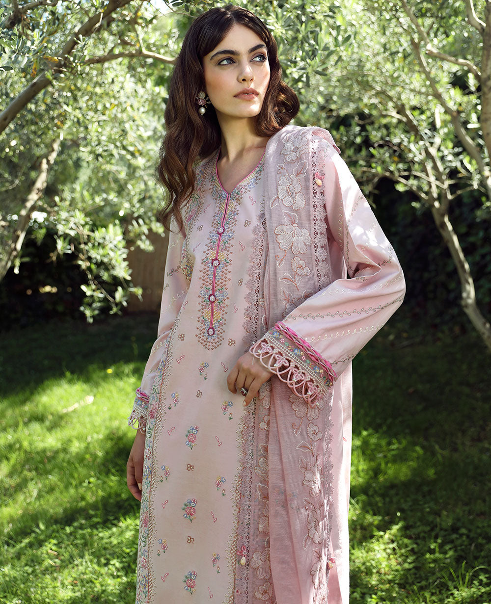 Republic Womenswear | Aylin Summer Lawn 24 | Meleze (D4-B) -  Republic Womenswear Luxury - Original Designer Dress - House of Maryam