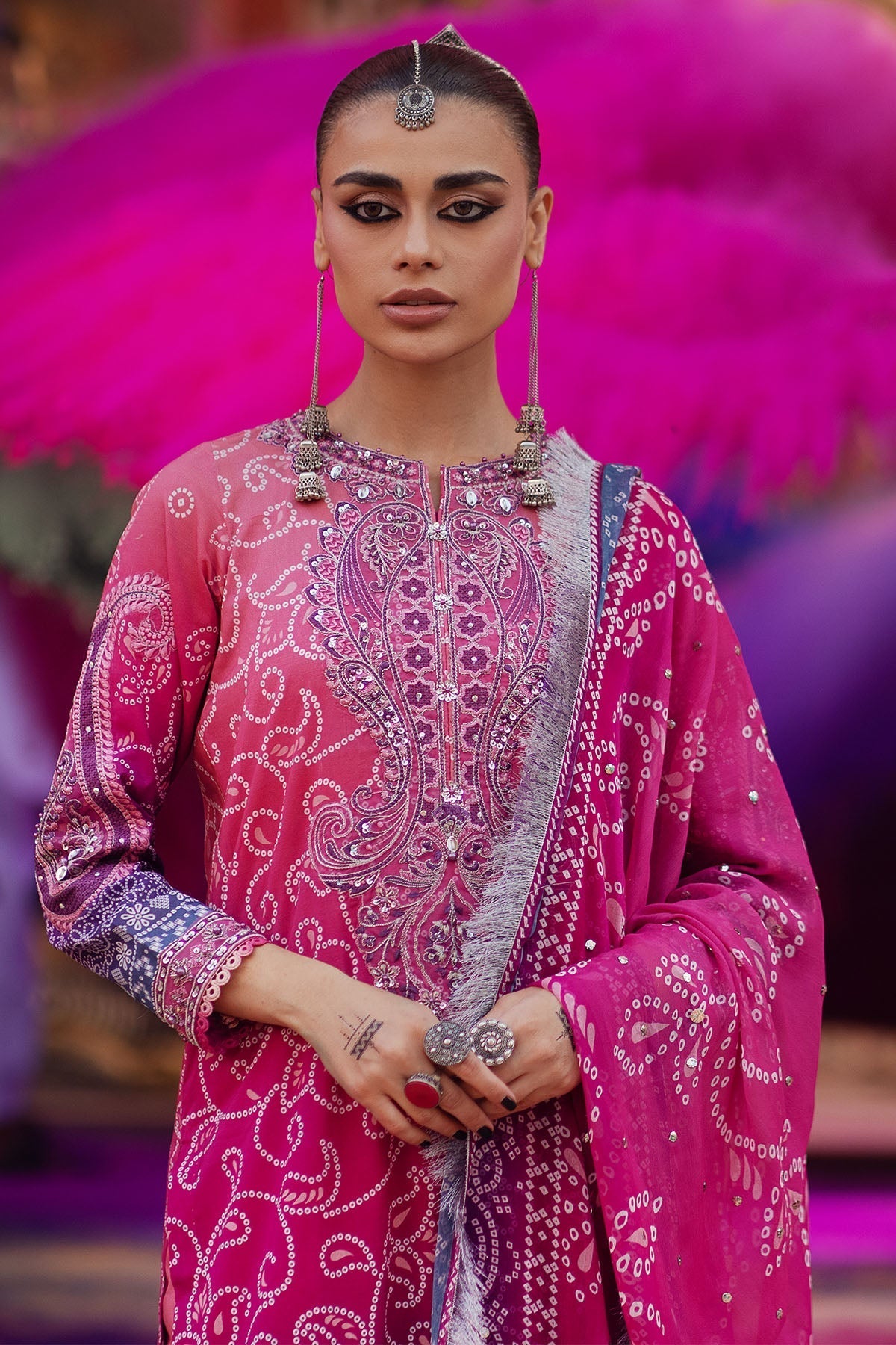 Nureh | Bazaar Lawn | NS-131 -  Nureh Luxury - Original Designer Dress - House of Maryam