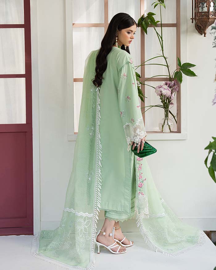 Zevk | Flora Festive Lawn | ROSEMARY -  Zevk Ladies Clothes - Original Designer Dress - House of Maryam