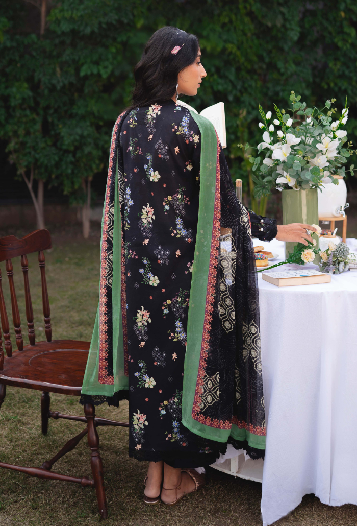 Humdum | Gardenia Lawn 24 |Printkari Lawn - PLG 01 -  HumDum Luxury - Original Designer Dress - House of Maryam