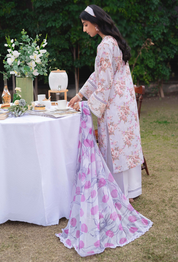 Humdum | Gardenia Lawn 24 | Printkari Lawn PLG 04 -  HumDum Luxury - Original Designer Dress - House of Maryam