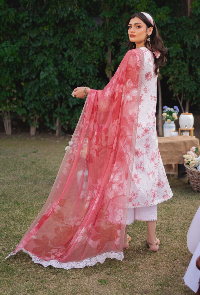 Humdum | Gardenia Lawn 24 | Printkari Lawn PLG 06 -  HumDum Luxury - Original Designer Dress - House of Maryam