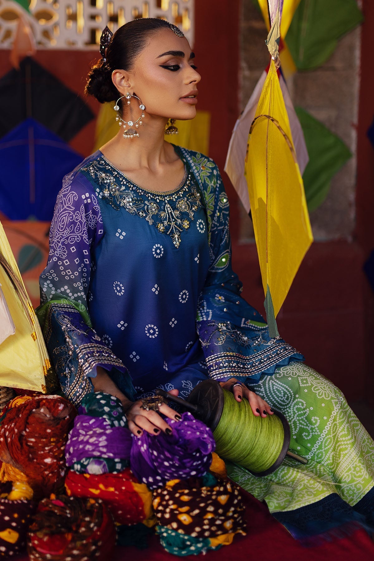 Nureh | Bazaar Lawn | NS-133 -  Nureh Luxury - Original Designer Dress - House of Maryam