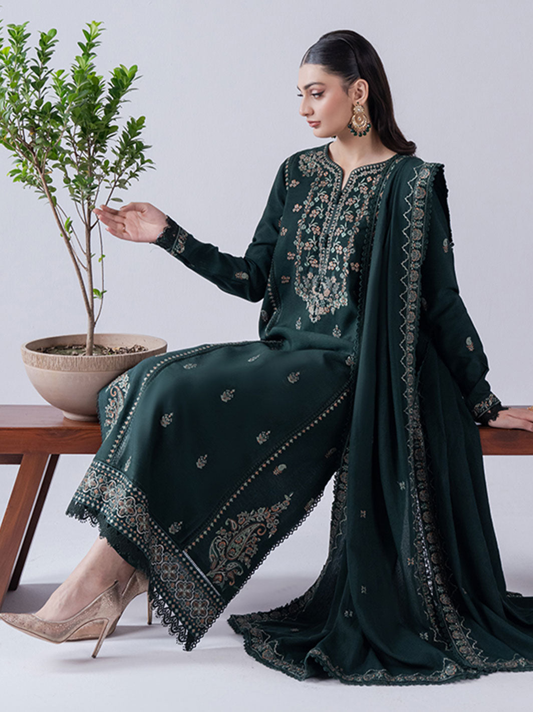 Faiza Faisal | Winter Edit 2024 | AVA -  Faiza Faisal Ladies Clothes - Original Designer Dress - House of Maryam