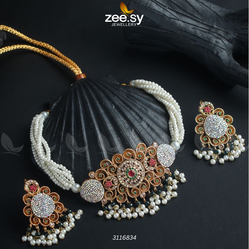 Maya Ali Necklace Sets -  Zeesy Necklace Sets - Original Designer Dress - House of Maryam