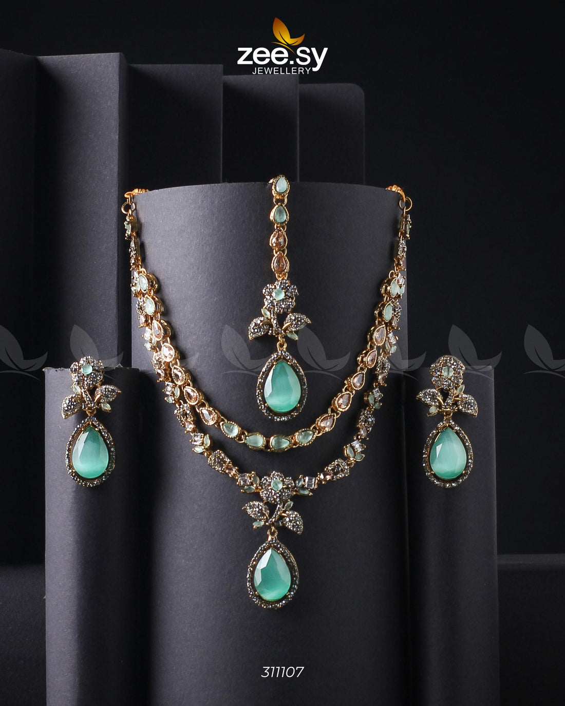Amelia Necklace Set -  Zeesy Necklace Sets - Original Designer Dress - House of Maryam