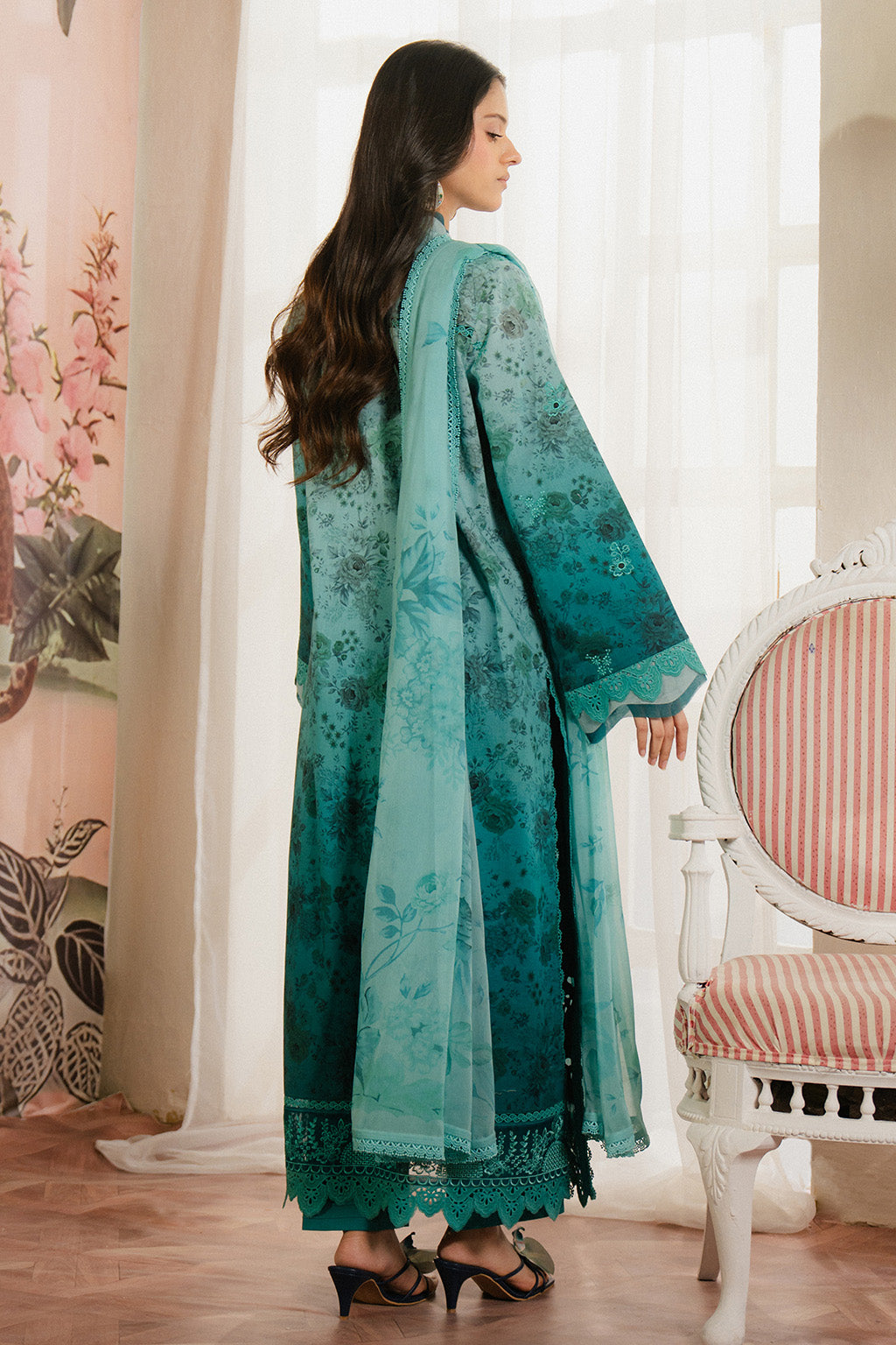 Ayzel | Armelia Printed Lawn 25 | Esmera -  Ayzel Ladies Clothes - Original Designer Dress - House of Maryam