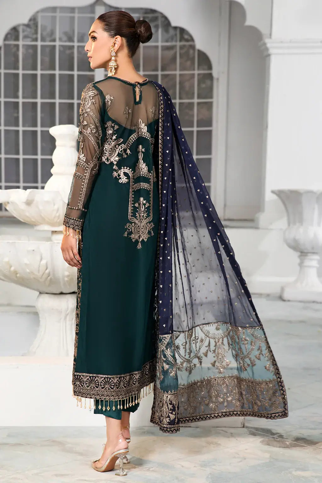 Zarif | DE LUXURY Formals | MEADOW -  Zarif Formal - Original Designer Dress - House of Maryam