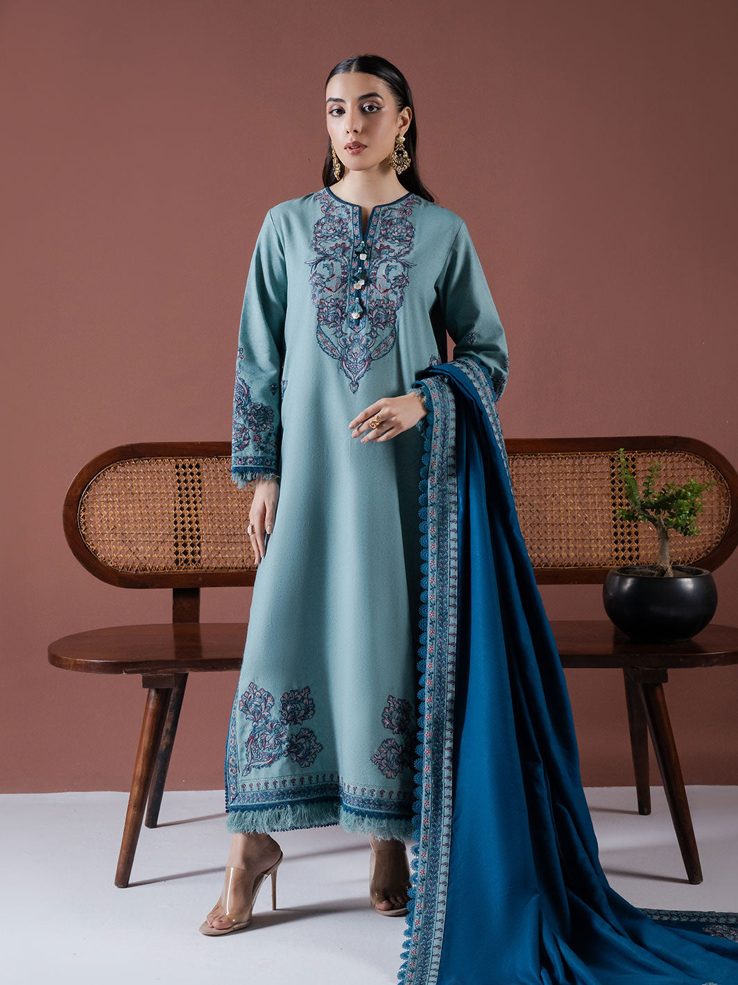 Faiza Faisal | Winter Edit 2024 | ERSA -  Faiza Faisal Ladies Clothes - Original Designer Dress - House of Maryam