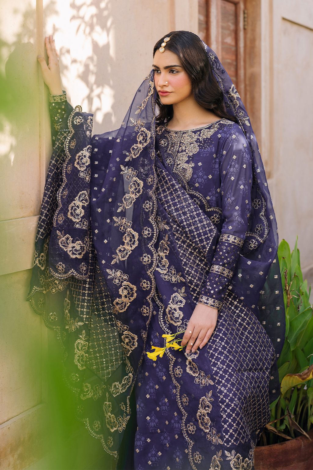 Iznik | Bandhani Formals | UE-325 -  Iznik Ladies Clothes - Original Designer Dress - House of Maryam